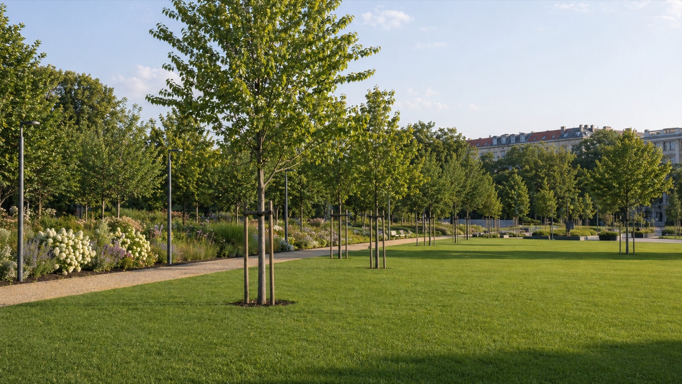 Zielony park